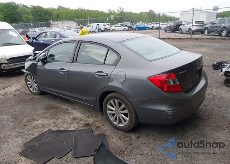 2012 Honda Civic Ex from USA, damaged, VIN 19XFB2F86CE036445